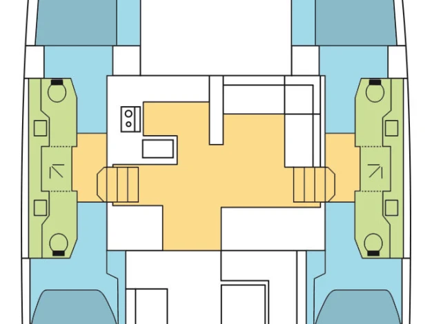 Yacht charter Komolac cheap Nautitech 47 Power - 4 + 2 cab.