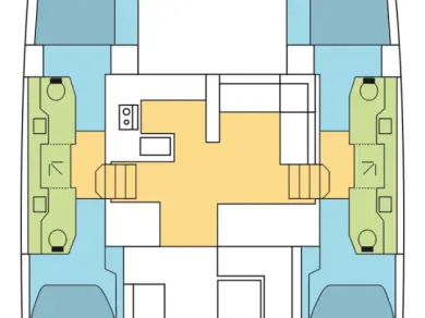 Yacht charter Komolac cheap Nautitech 47 Power - 4 + 2 cab.