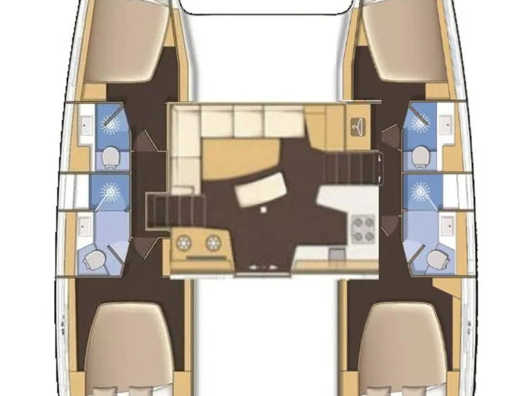 Lagoon Lagoon 42 charter bareboat or captained in  Mahé
