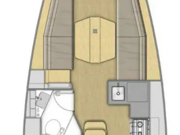 Sailboat rental in Rogoznica - Bénéteau Oceanis 34.1