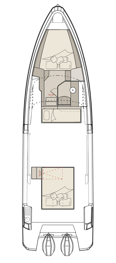 Bareboat Rental Motorboat Saxdor with a boat licence
