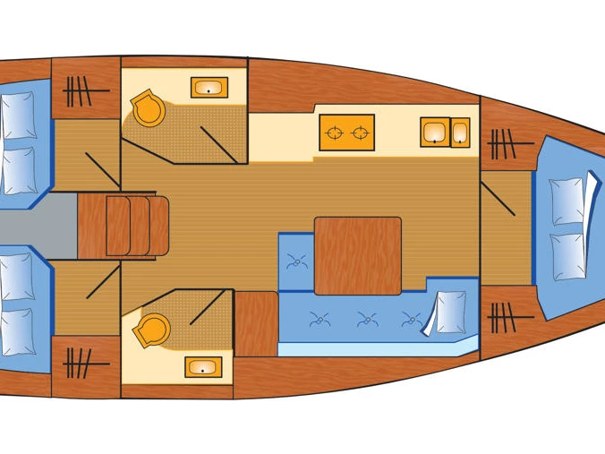 Sailboat for rent Barth at the best price