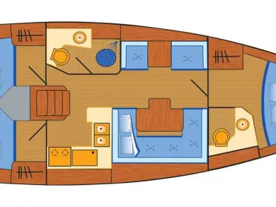 Sailboat rental with or without captain Jeanneau Barth