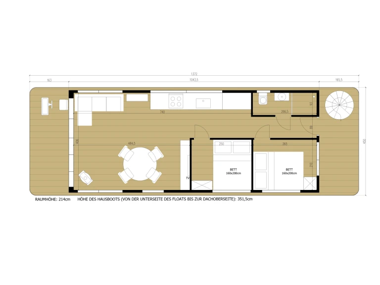 Houseboat rental in Fürstenberg/Havel - WOMA Woma D13