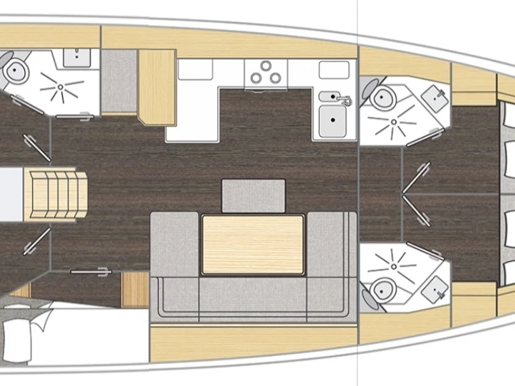 Sailboat rental in Fethiye - Bavaria Bavaria C46