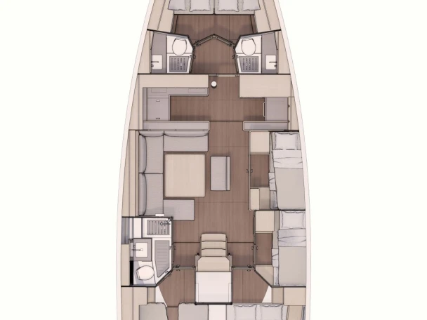 Yacht charter Seget Donji cheap Dufour 530