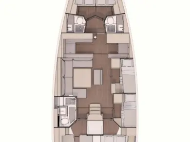 Yacht charter Seget Donji cheap Dufour 530