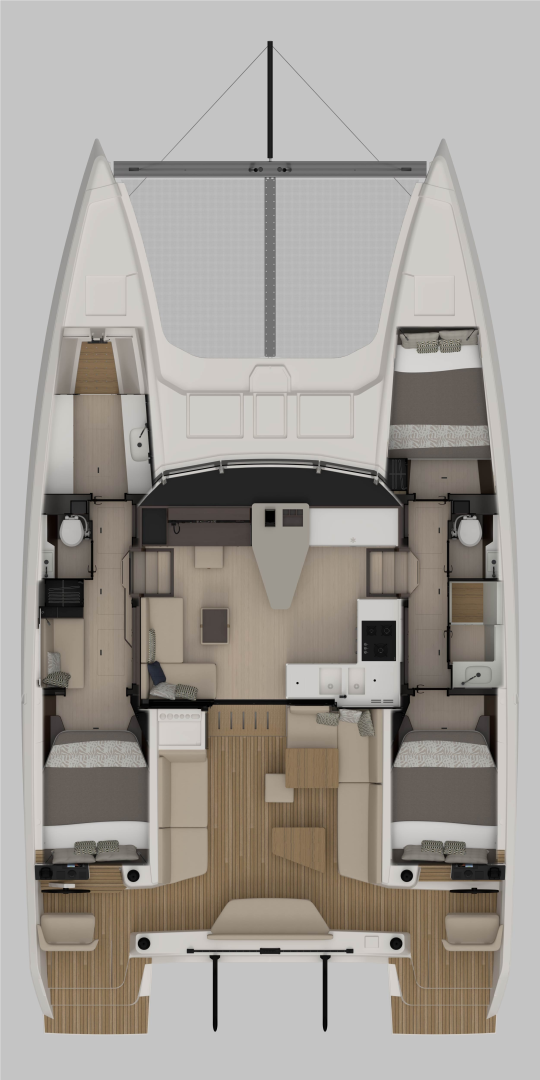 Catamaran rental in Road Town - Nautitech Nautitech 44