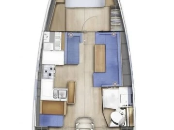 Bareboat Rental Sailboat Jeanneau with a boat licence