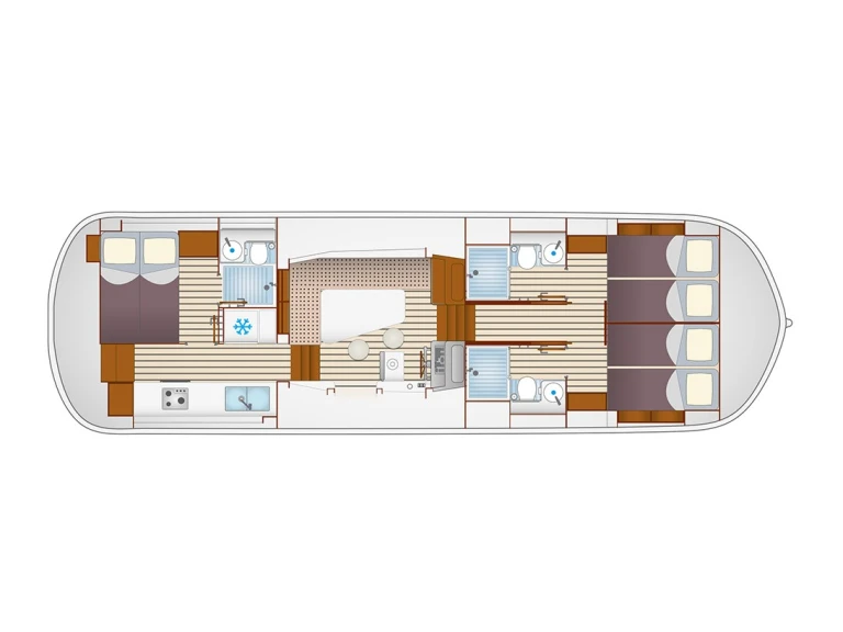 Houseboat rental with or without captain Pénichette Saverne