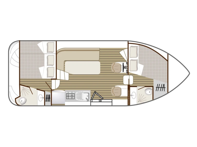 Motorboat rental with or without captain Pénichette Chioggia