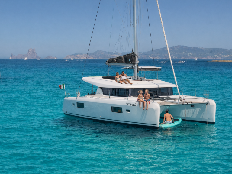 Catamaran rental with or without captain Lagoon Ibiza Town