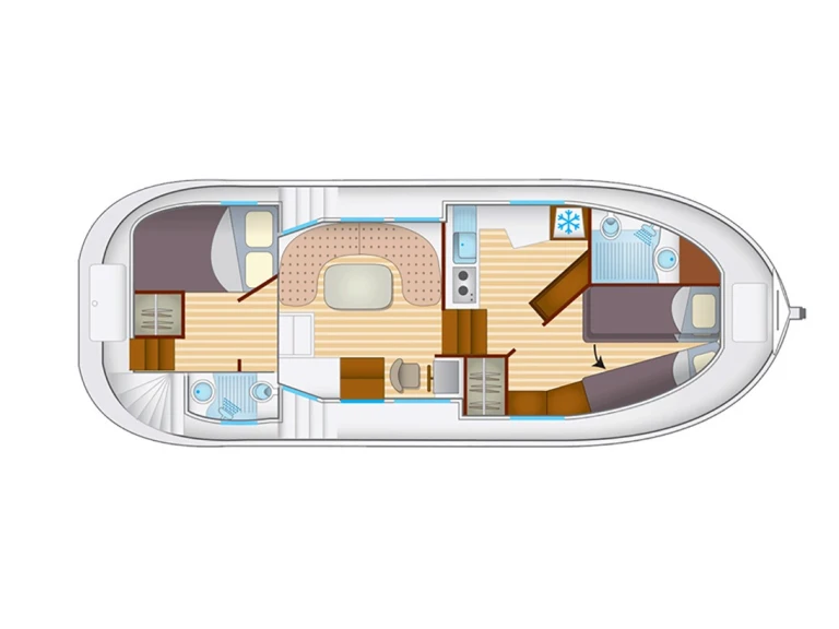 Houseboat rental in Lutzelbourg - Pénichette Pénichette 1020 FB