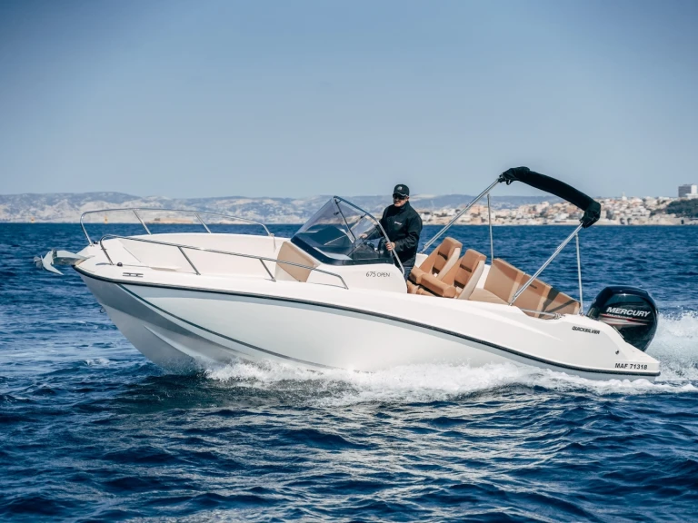 Quicksilver Activ 675 Open charter bareboat or captained in  Marseille