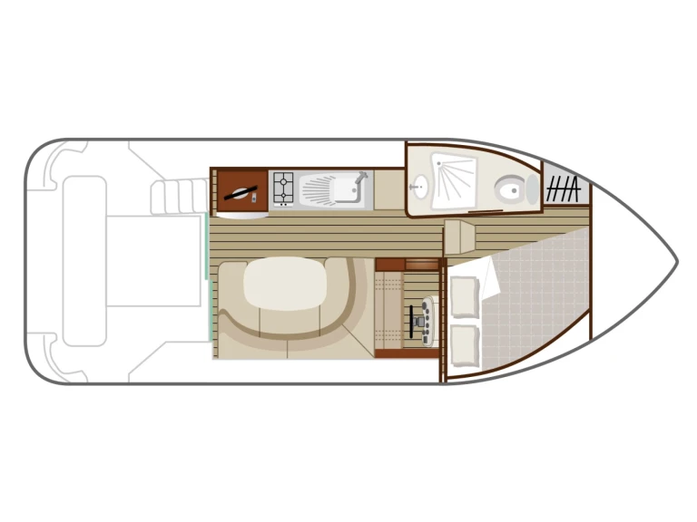 Motorboat rental in Amieira - Nicols Yacht Nicols Estivale Duo