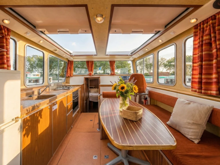 Bareboat Rental Houseboat Pénichette with a boat licence