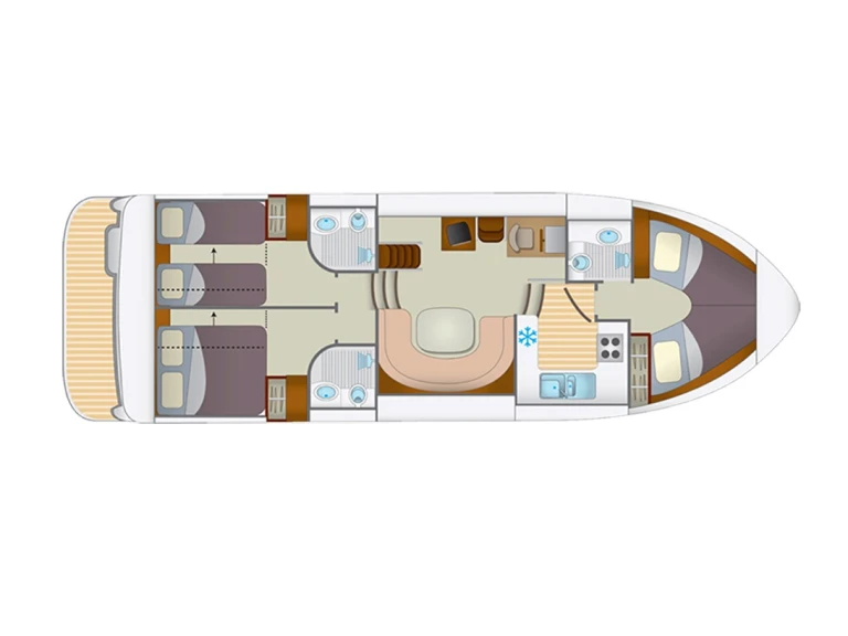 Motorboat rental in Cahors - Pénichette Europa E.600