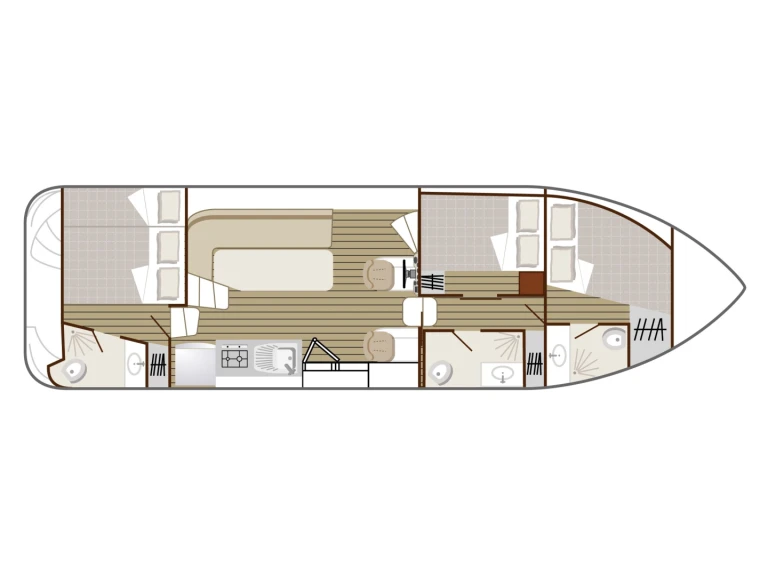 Motorboat rental with or without captain Nicols Yacht Amieira