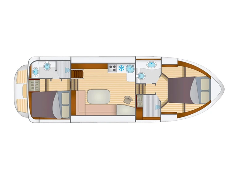 Motorboat rental in Dompierre-sur-Besbre - Linssen Linssen 34.9 GS