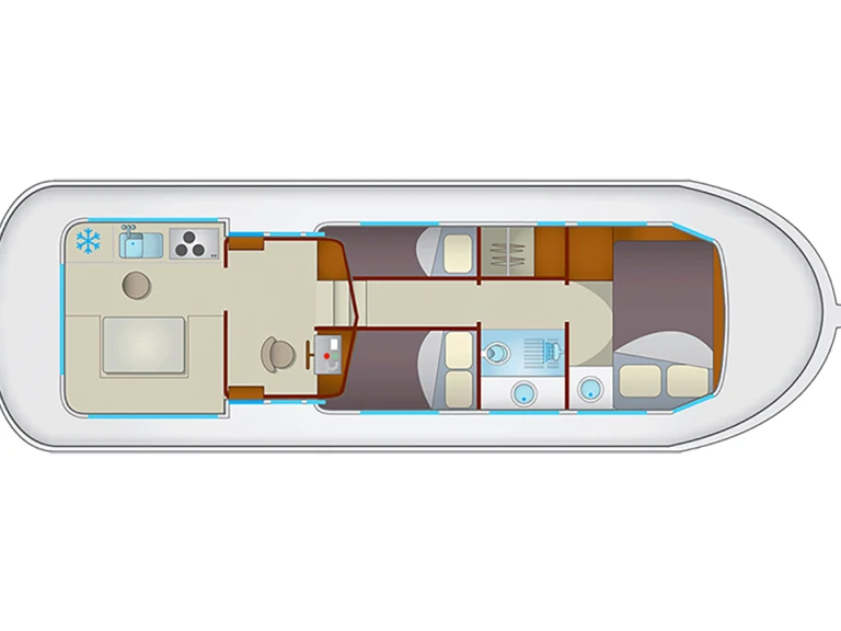 Boat rental Pénichette Pénichette 1107 W in Lutzelbourg on Samboat