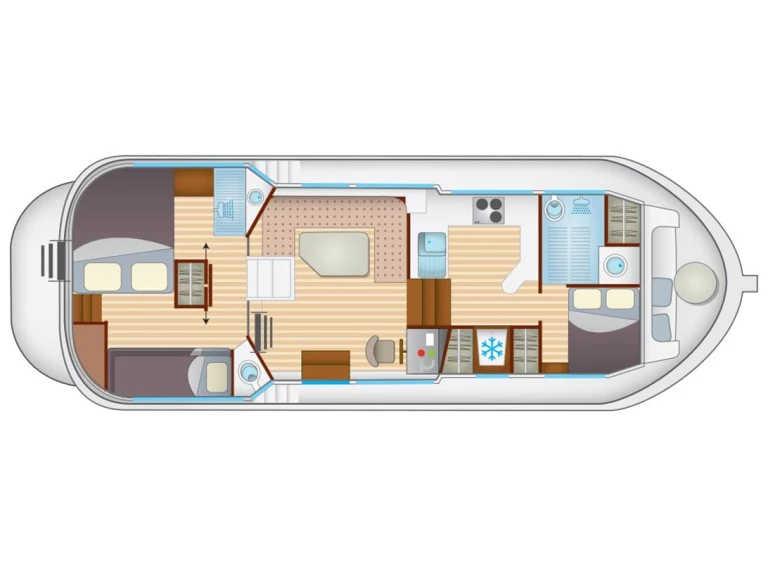 Houseboat rental in Nieuw-Loosdrecht - Pénichette Pénichette 1165 FB