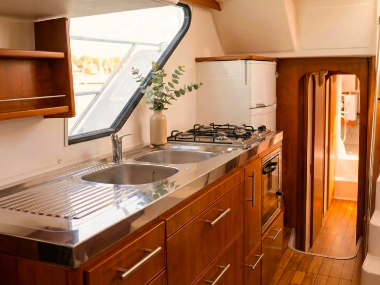 Bareboat Rental Motorboat Nicols Yacht with a boat licence