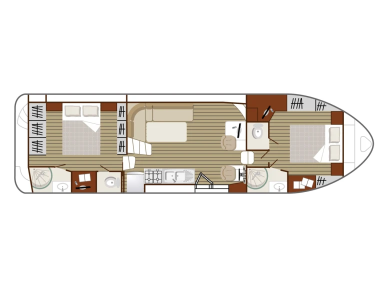 Boat rental Nicols Yacht Nicols Confort 1350 B  in Le Somail on Samboat