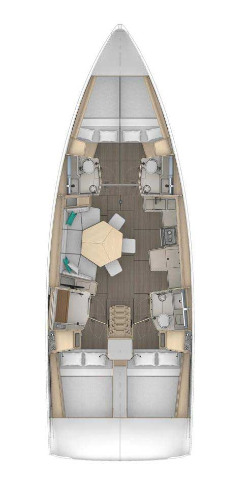 Yacht charter Pula cheap Dufour 44