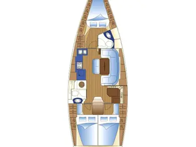 Bareboat Rental Sailboat Bavaria with a boat licence
