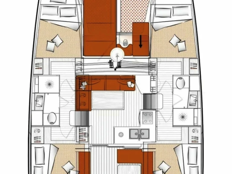 Catamaran rental with or without captain Excess Lávrio