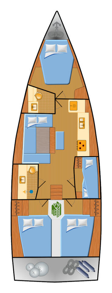 Sailboat rental in Pula - Dufour Dufour 430