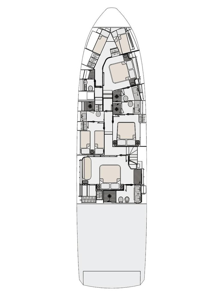 Luxury Yacht rental with or without captain Azimut Podstrana