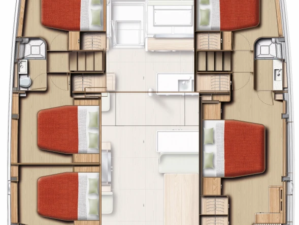 Catamaran rental with or without captain Bali Rogoznica