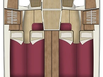 Bareboat Rental Luxury Yacht Sas Vektor with a boat licence