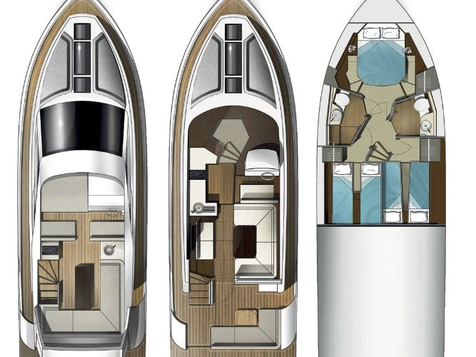 Rent a Galeon Galeon 420 Fly - 3 cab. Sukošan