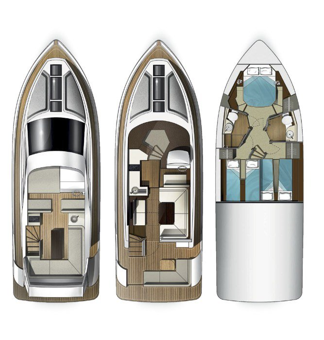 Rent a Galeon Galeon 420 Fly - 3 cab. Sukošan