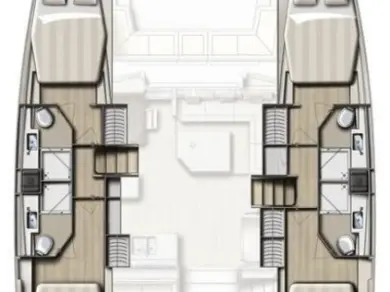 Catamaran rental in Šibenik - Bali Bali 4.2