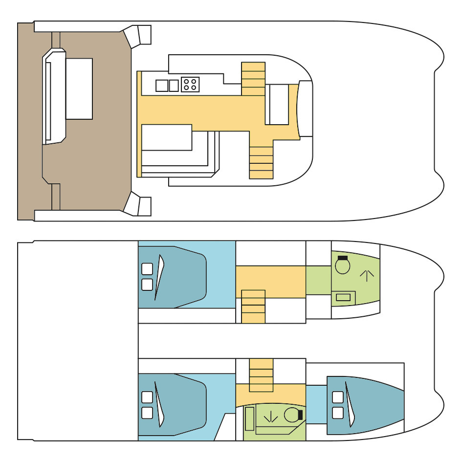 Motorboat rental with or without captain Fountaine Pajot Airlie Beach