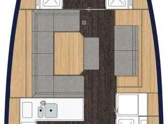 Yacht charter Nikiána cheap Bavaria C45