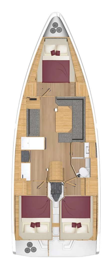 Sailboat rental in Marseille - Bavaria Bavaria C42