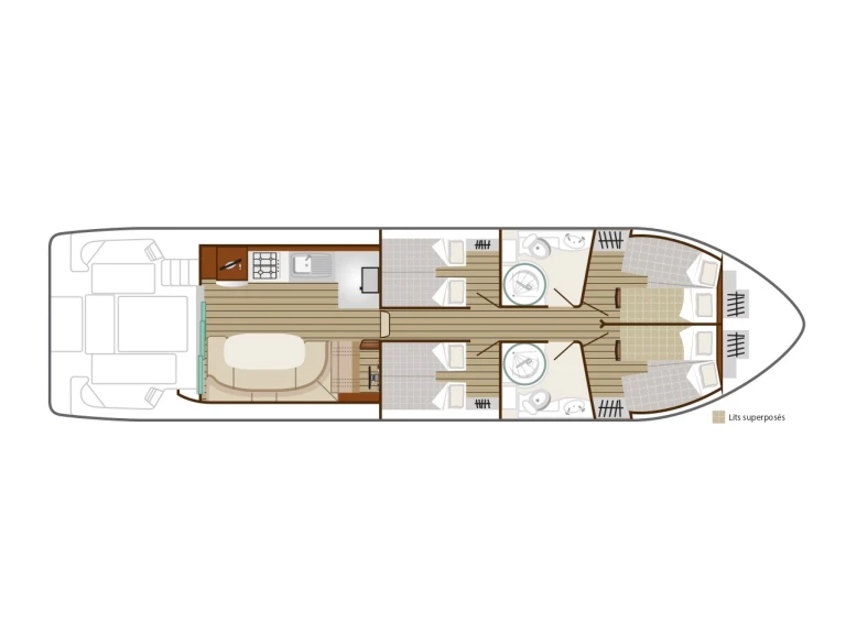 Bareboat Rental Motorboat Nicols Yacht with a boat licence