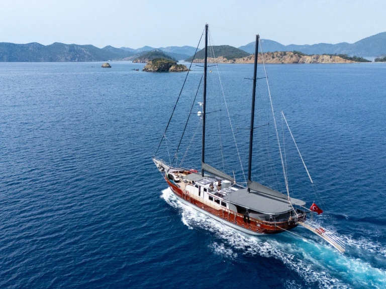 Bareboat Rental Sailboat Gulet with a boat licence