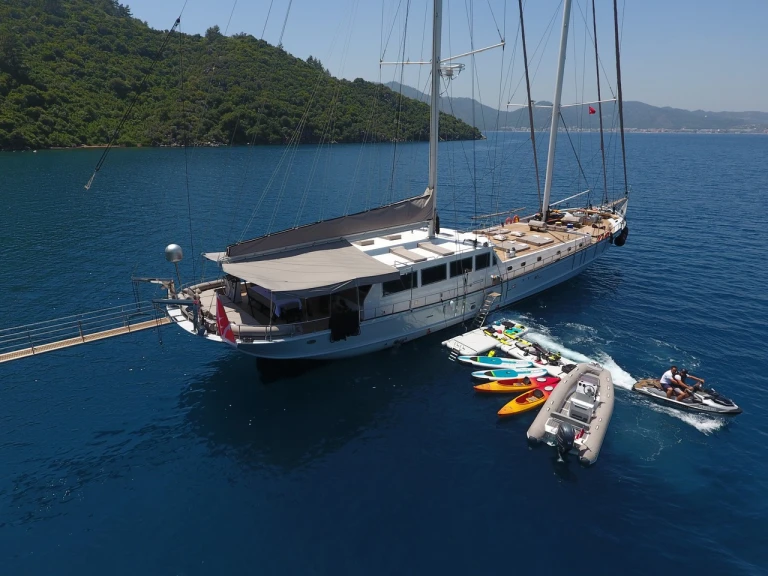 Bareboat Rental Sailboat Gulet with a boat licence