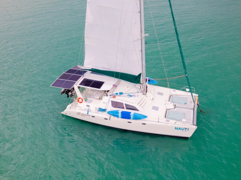 Bareboat Rental Catamaran Leopard with a boat licence