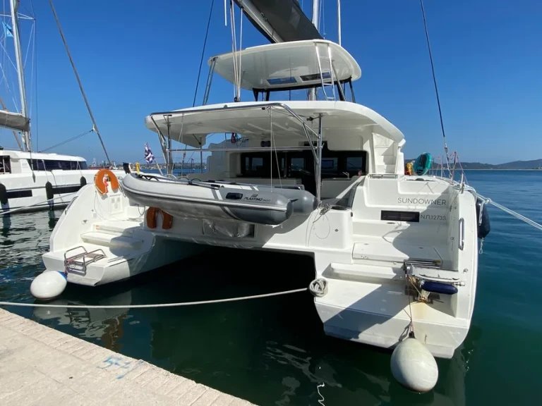 Bareboat Rental Catamaran Lagoon with a boat licence