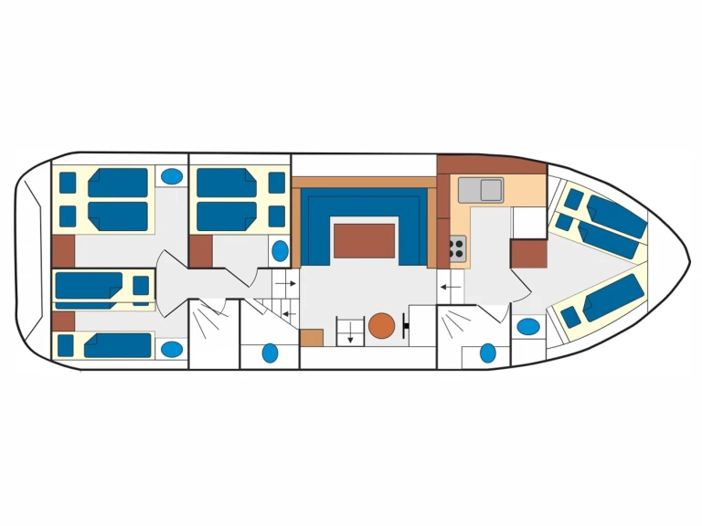 Motorboat rental in Savoyeux -  Tarpon 42