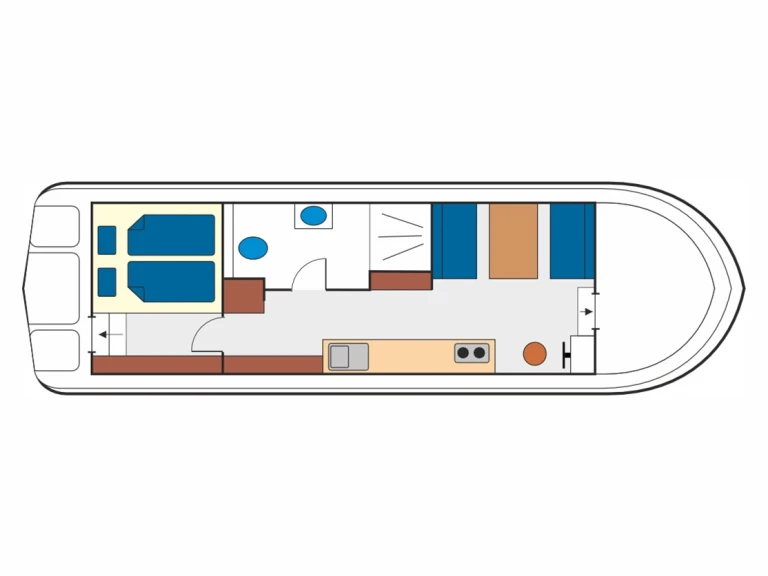 Motorboat rental with or without captain  Mittersheim