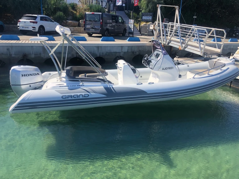 Bareboat Rental RIB Grand Boats with a boat licence