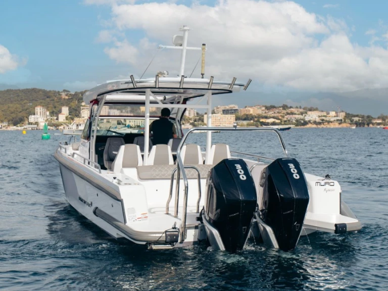 Axopar Axopar 37 charter bareboat or captained in  Ajaccio