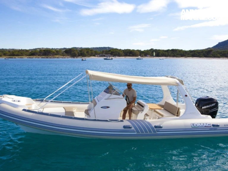 Lomac 790 in charter bareboat or captained in  Ajaccio